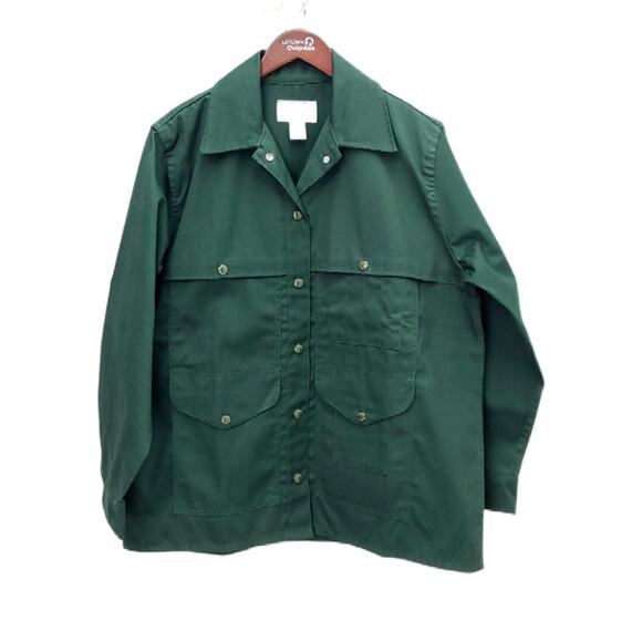 FILSON Women's Tin Cloth Cruiser Jacket Utility Barn Chore Coat Shacket
